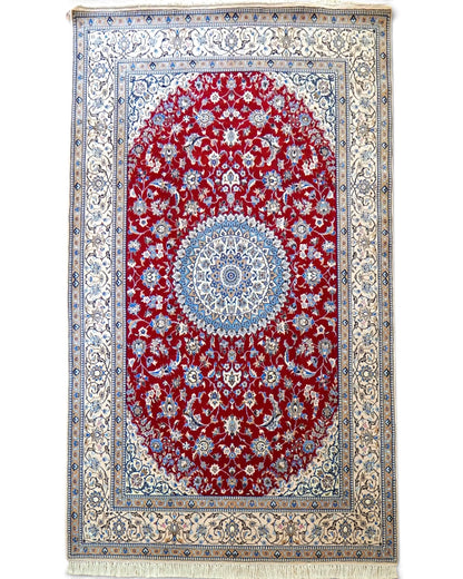  ナイン産ペルシャ絨毯 6La 237×146cm