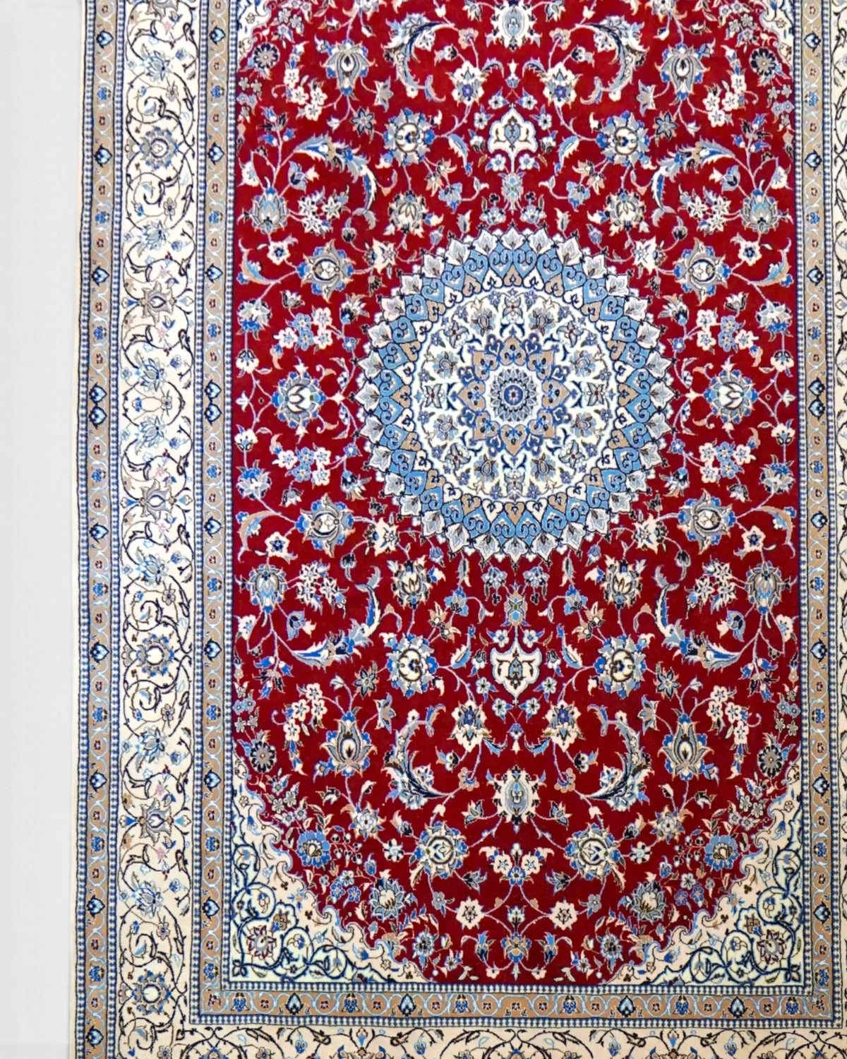  ナイン産ペルシャ絨毯 6La 237×146cm