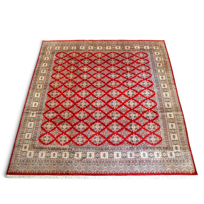  パキスタン手織り絨毯 ジャルダルデザイン 255×250cm