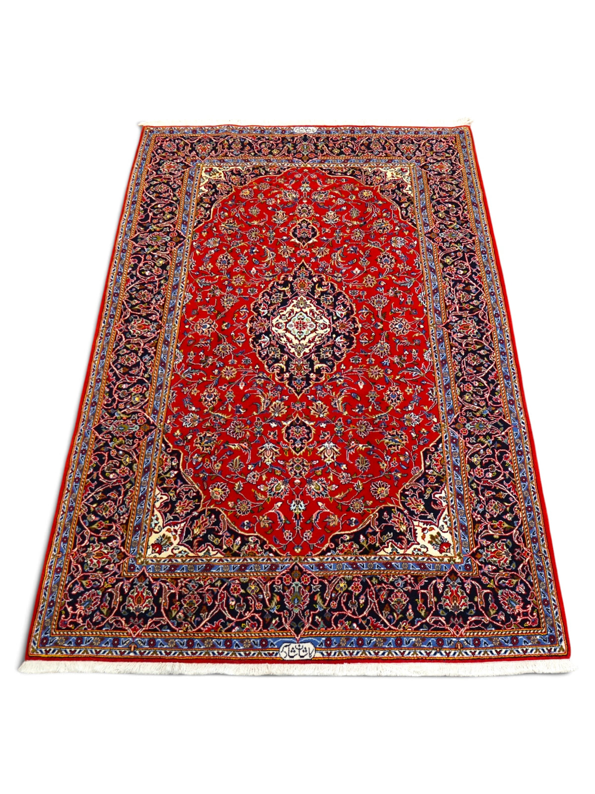  ペルシャ絨毯 カシャーン産 (カシャン) シャドサル工房 225×150cm