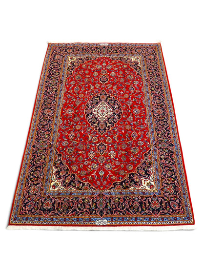  ペルシャ絨毯 カシャーン産 (カシャン) シャドサル工房 225×150cm