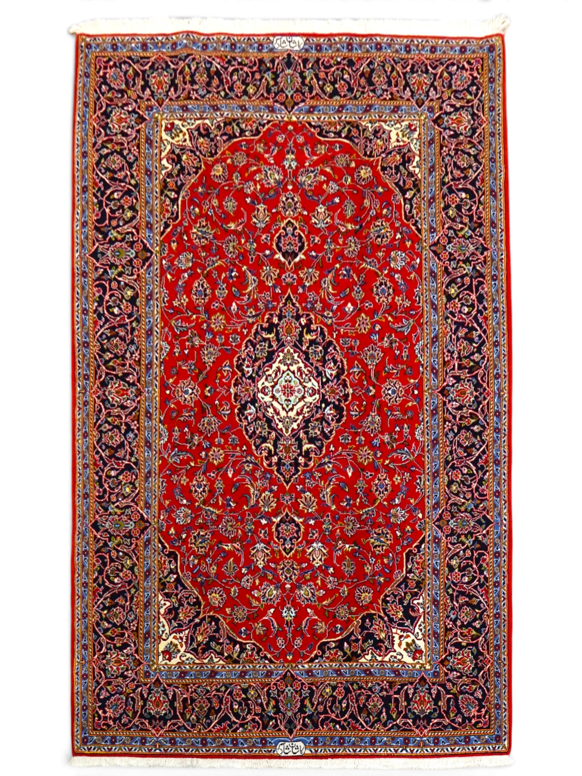  ペルシャ絨毯 カシャーン産 (カシャン) シャドサル工房 225×150cm
