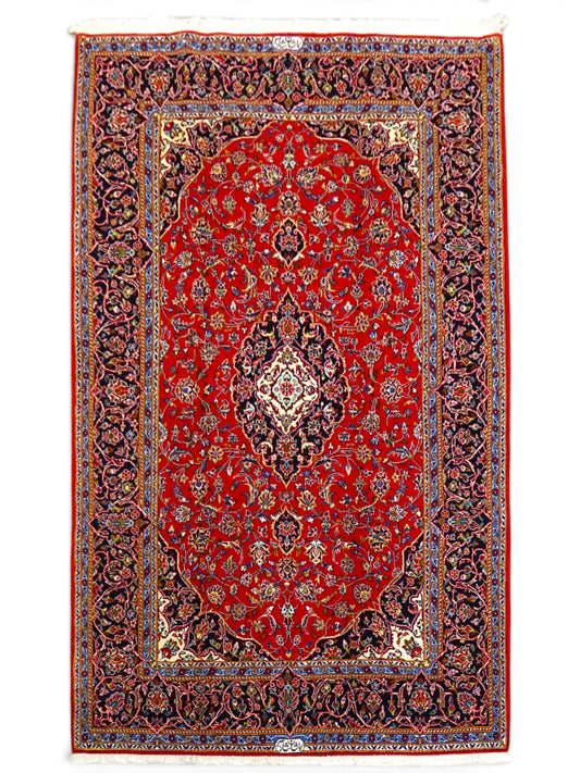  ペルシャ絨毯 カシャーン産 (カシャン) シャドサル工房 225×150cm