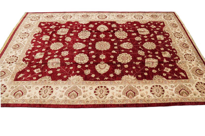  385×255cm パキスタン絨毯 ガゼニウール 手織り ダブルノット