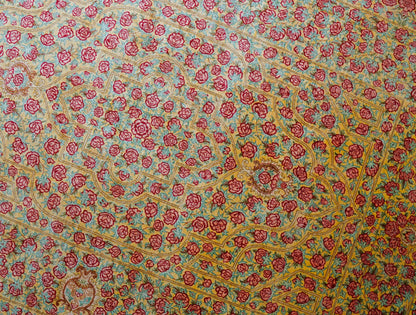 150×100cm　【ペルシャ手織りクム産のシルク100%絨毯】証明書付 Decorworks