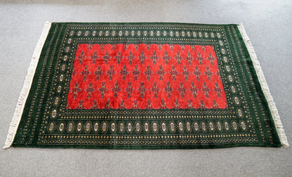 143×92cm  パキスタン手織り絨毯 Decorworks