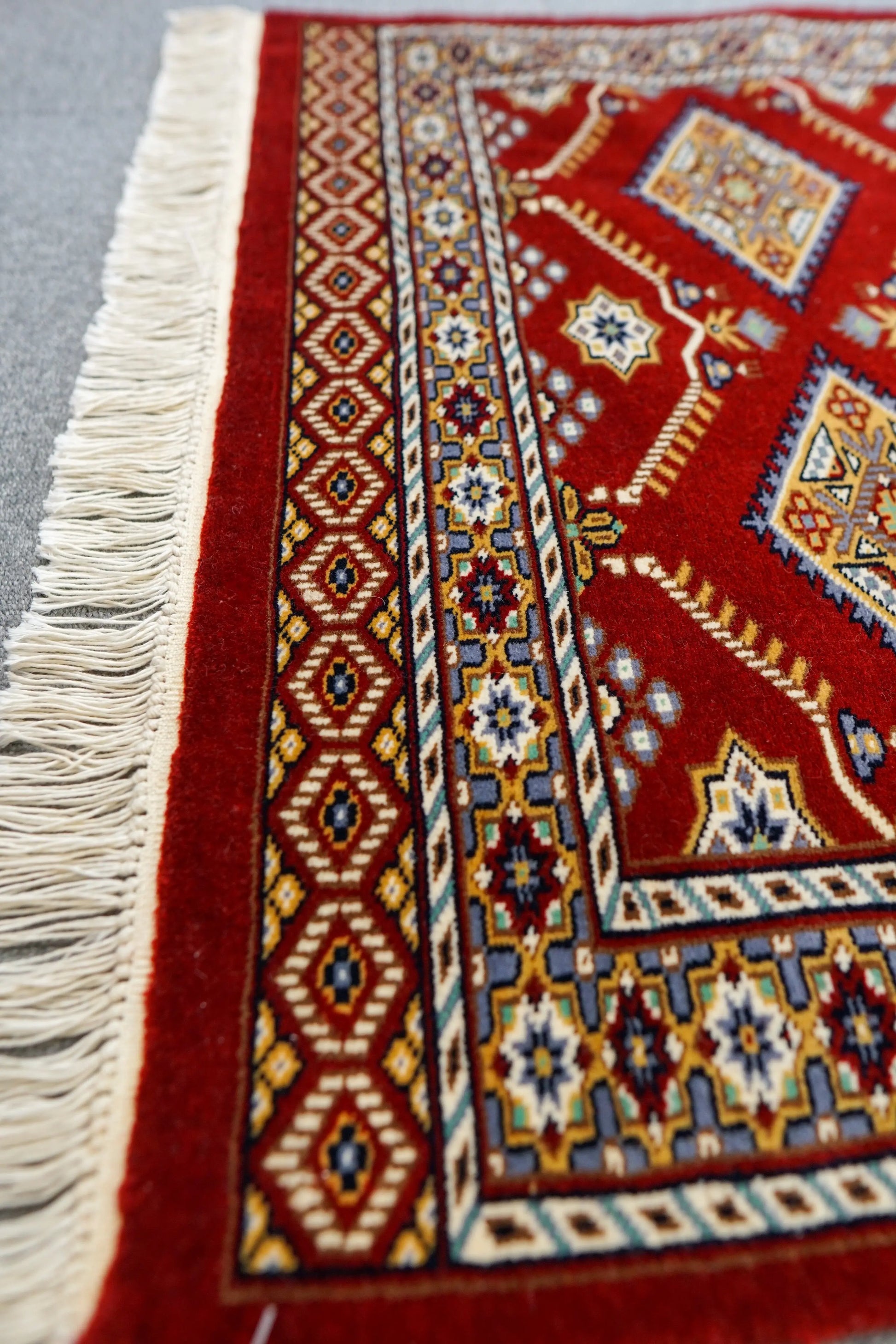 300×80cm  パキスタン手織り絨毯　ランナー Decorworks