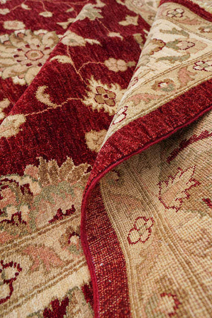  385×255cm パキスタン絨毯 ガゼニウール 手織り ダブルノット