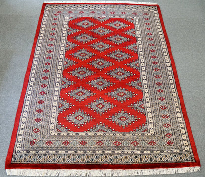 177×130cm  パキスタン手織り絨毯 Decorworks
