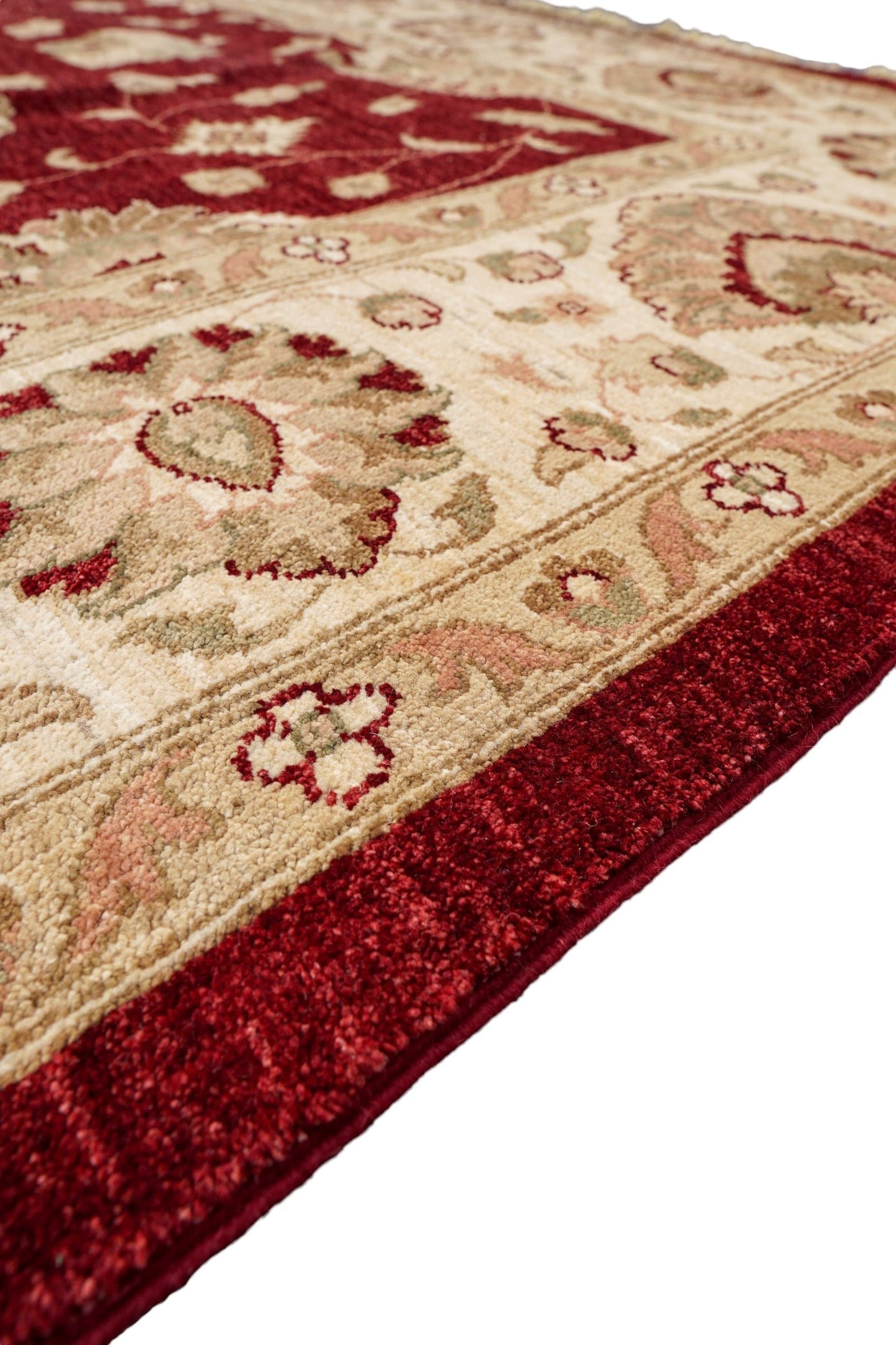  385×255cm パキスタン絨毯 ガゼニウール 手織り ダブルノット