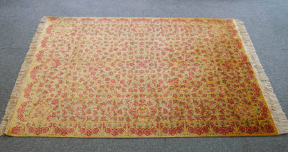 150×100cm　【ペルシャ手織りクム産のシルク100%絨毯】証明書付 Decorworks