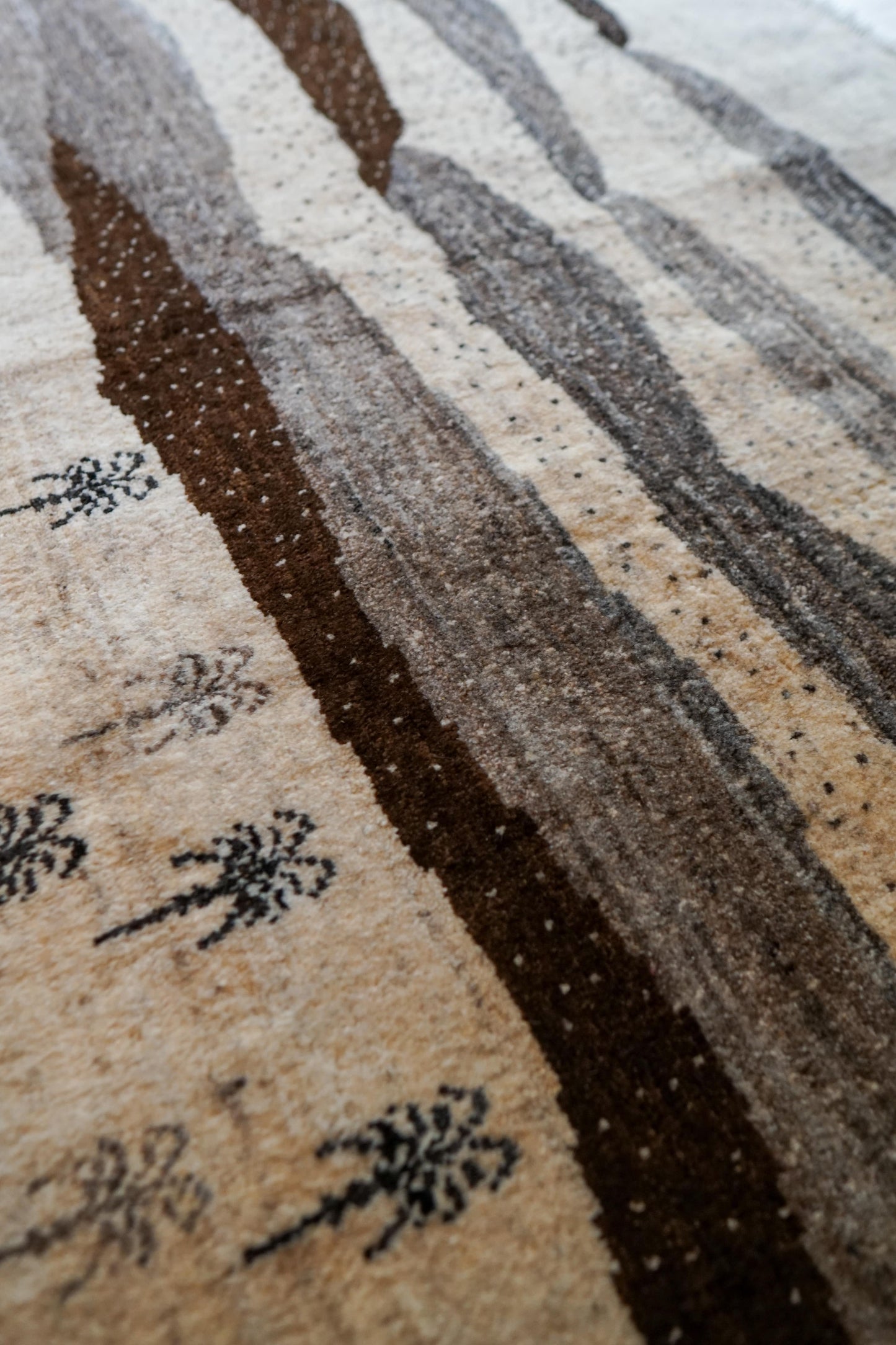  200×159cm ペルシャ絨毯 手織りギャッベアマレ族ギャベ