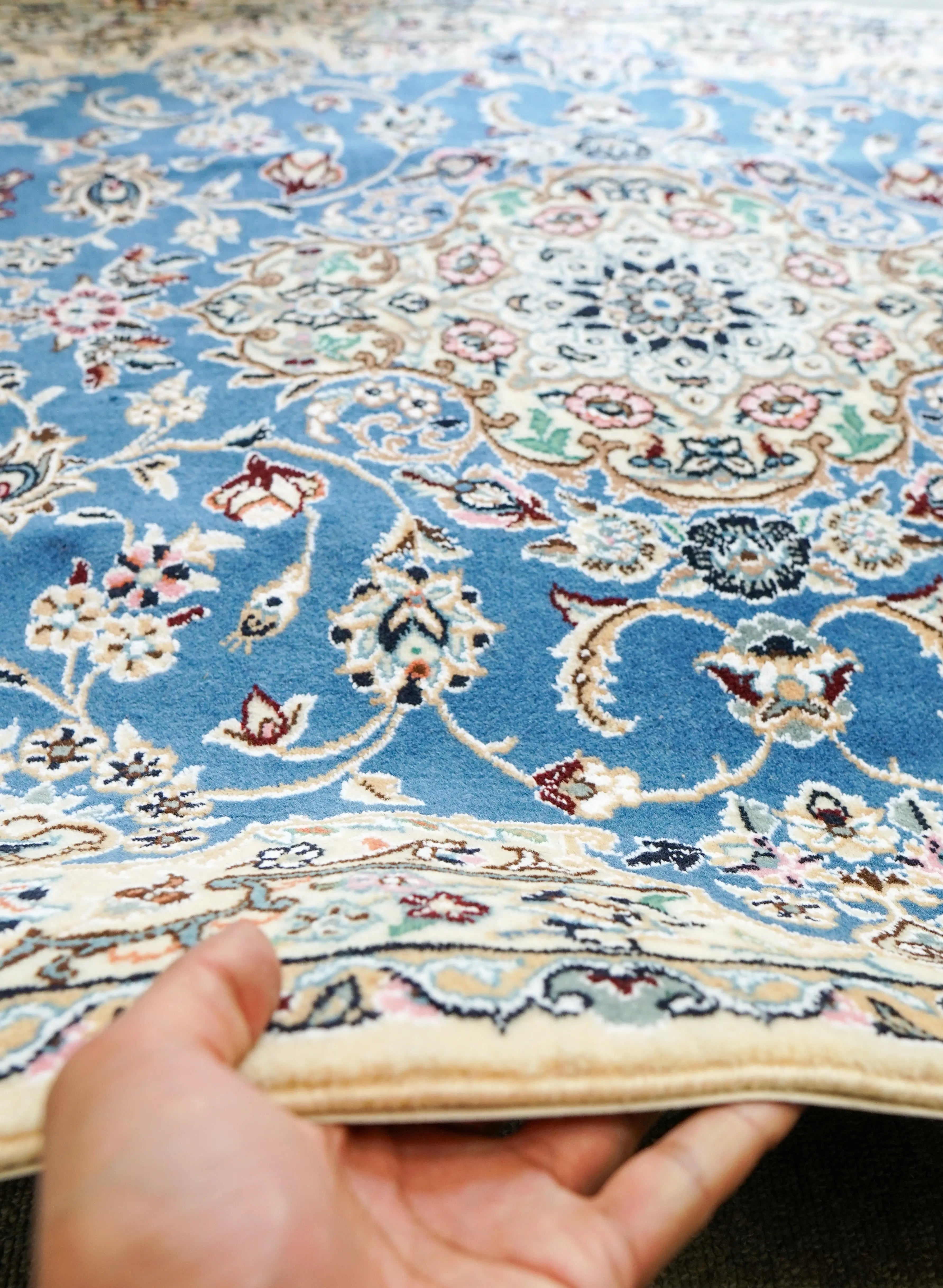 152×105cm　ペルシャ手織り絨毯 アバデ 152×105cmペルシャ手織り絨毯 アバデ