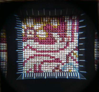  ペルシャ絨毯 クム産 シルク100％ 手織り 91×58cm｜モサビ工房