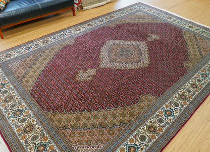 Collection ペルシャ手織り絨毯 タブリーズ産 305×205cm マヒ柄