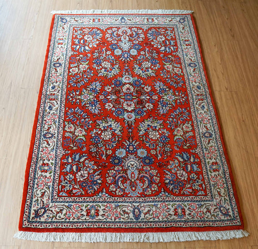  ペルシャ手織り絨毯 サルーク産 160×110cm