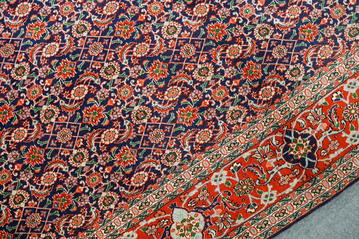 295×202cm ペルシャ手織り絨毯タブリーズ産 Decorworks