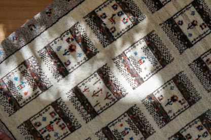  手織り ペルシャ カシュクリギャッベ 95×65cm リズ　ギヤべ