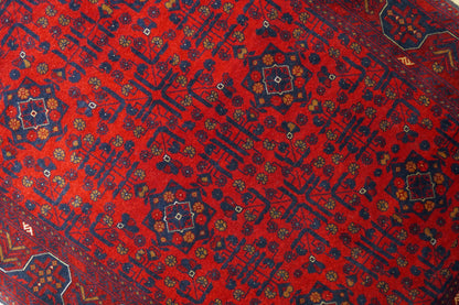  アフガニスタン絨毯 カールモハメディ Biljik最高品質 143×103cm｜メリノウール100%