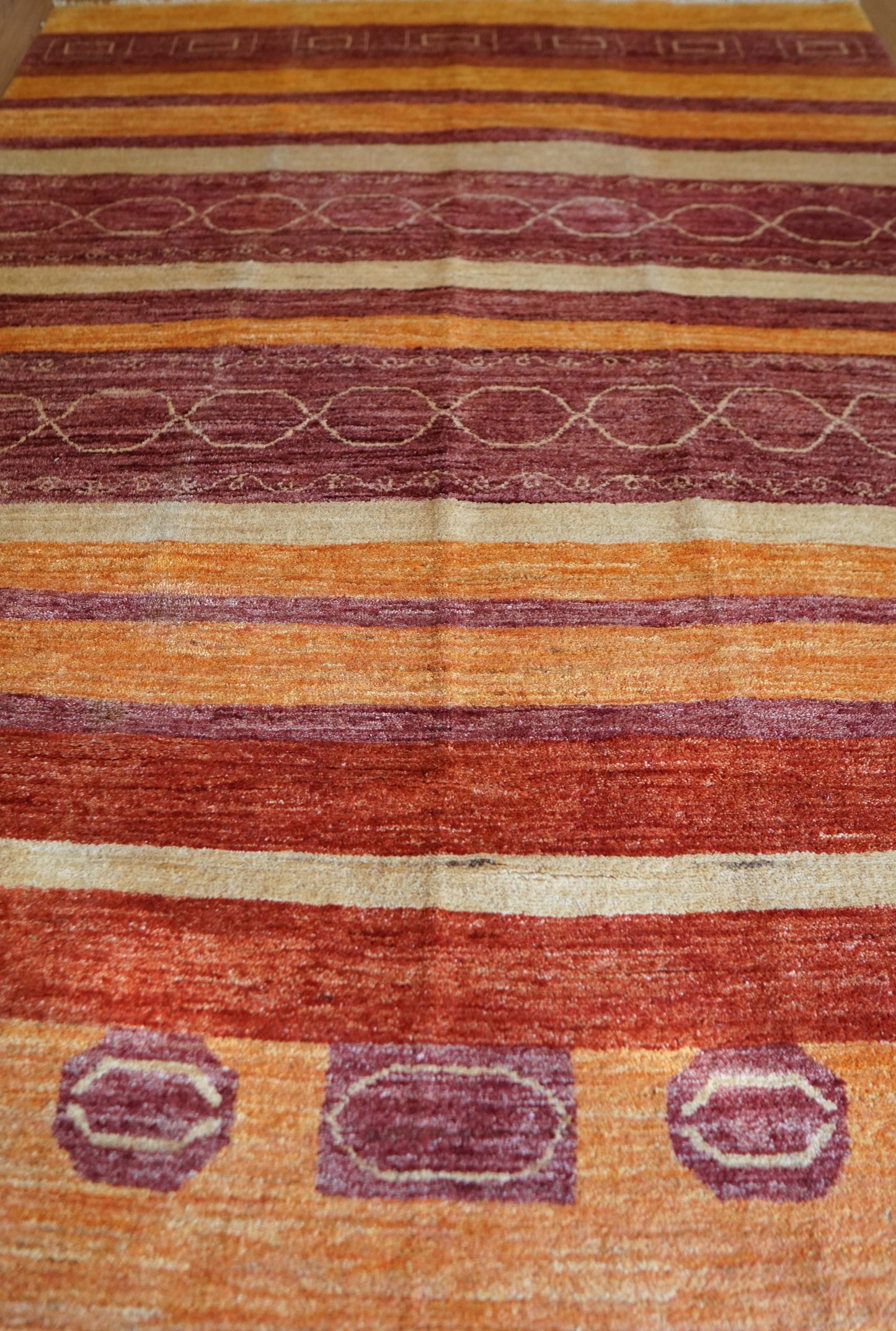  ペルシャ手織りギャッベ244×172cm カシュクリ