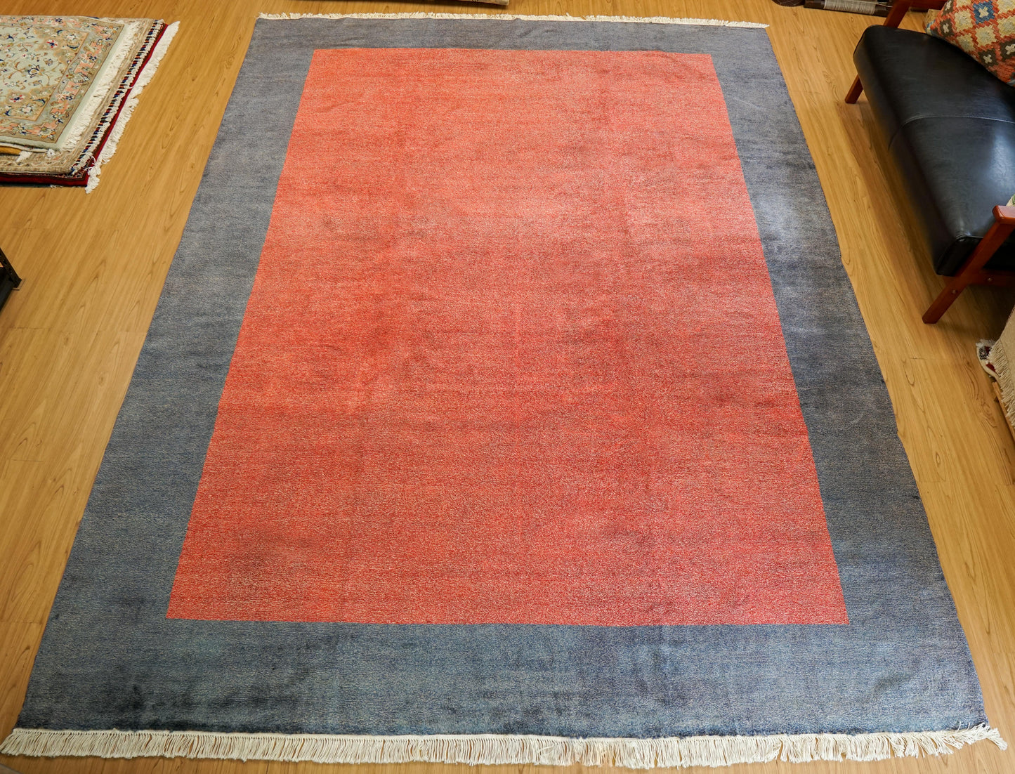 Collection パキスタン手織りギャッベ 303×223cm 高密度ノット仕上げ モダンデザイン ウールラグ