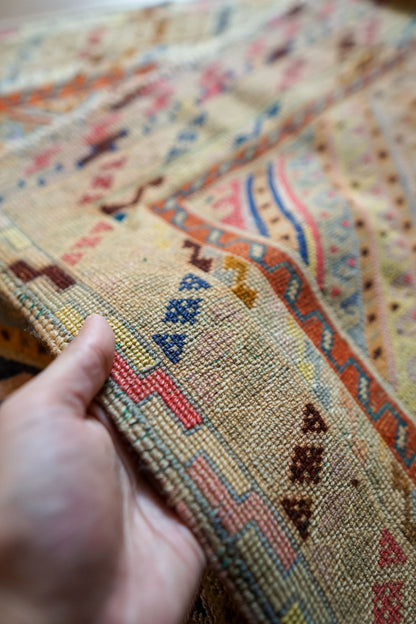 Collection 120×80cm アフガニスタン オールドマシュワニキリム 手織り 絨毯