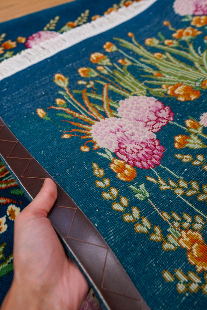  ペルシャ手織り絨毯 タブリーズ 175×103cm