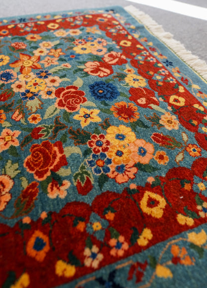 106×76cm　 ペルシャ バラミン産 手織り絨毯 Decorworks