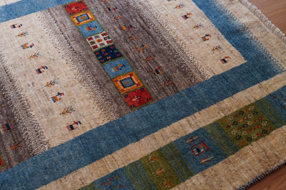 Collection ペルシャ手織りギャッベ 200×159cm -19508