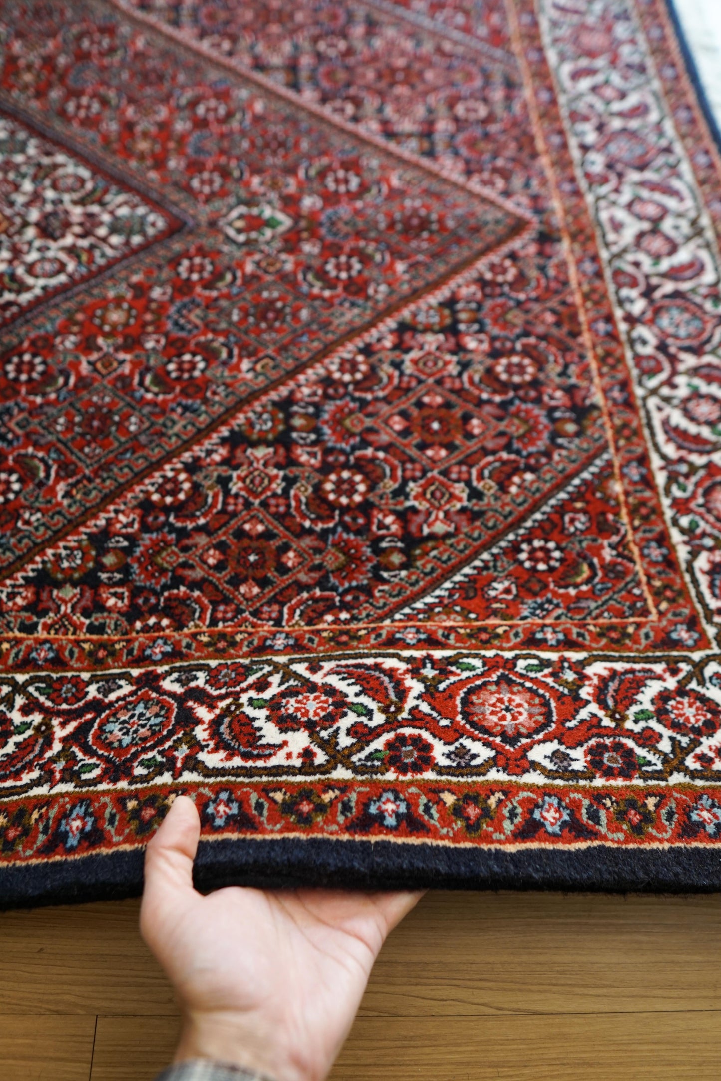 ペルシャ手織り絨毯 ビジャー産 171×113cm｜ ウール リビングサイズ ビジャール