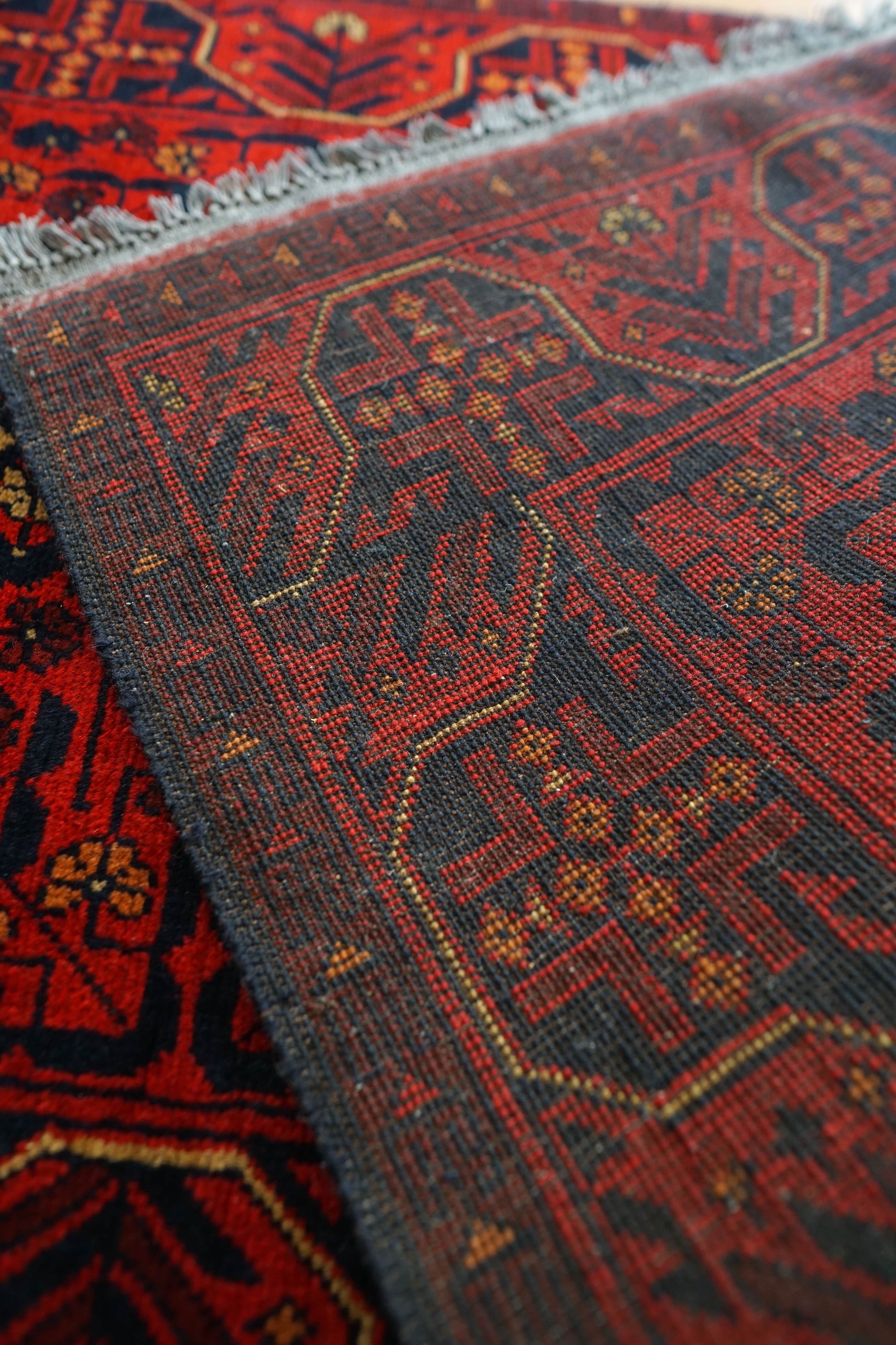 Collection トライバルラグKhal Mohammadi 手織り絨毯 200×83 ランナー