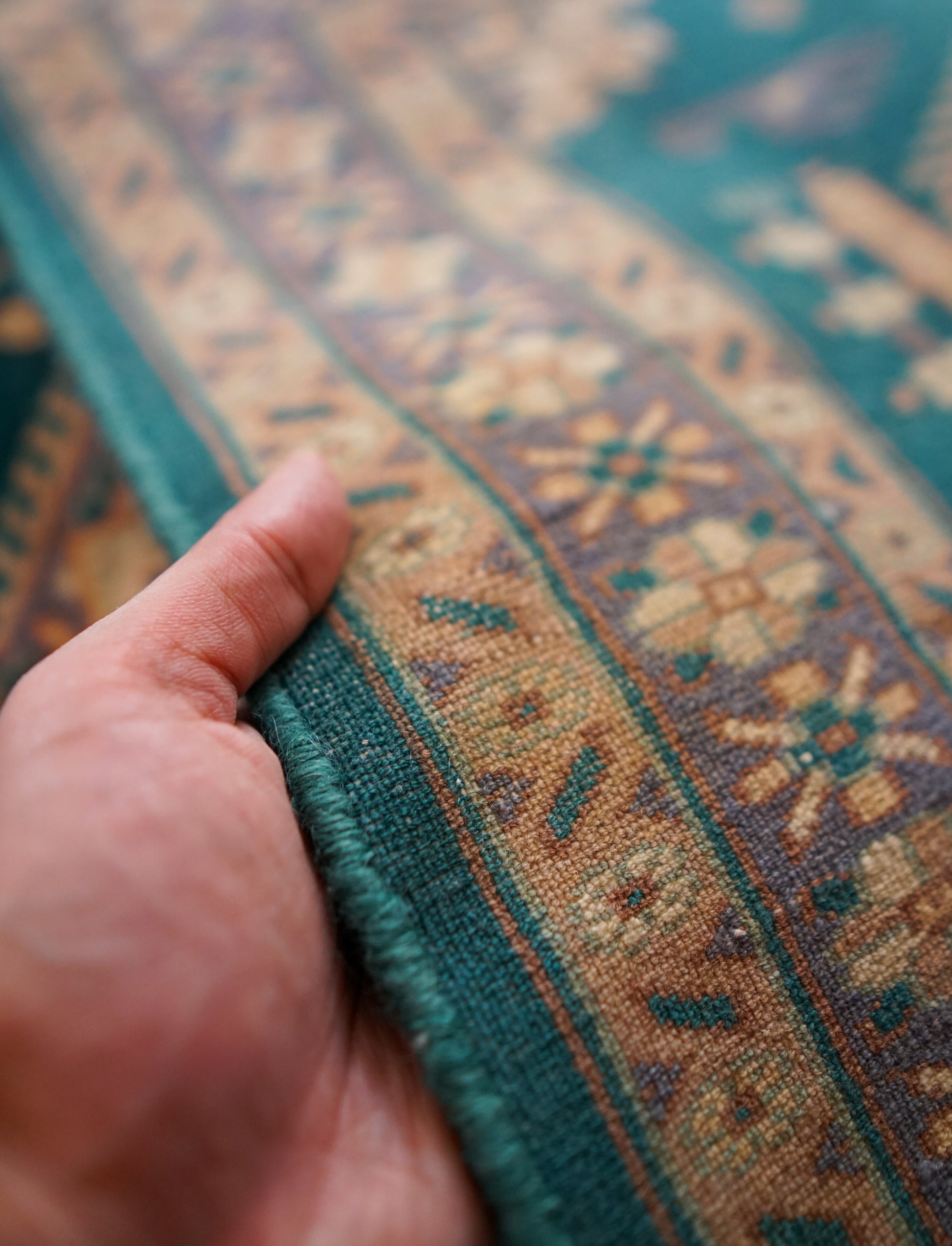  パキスタン手織り絨毯  156×95cm