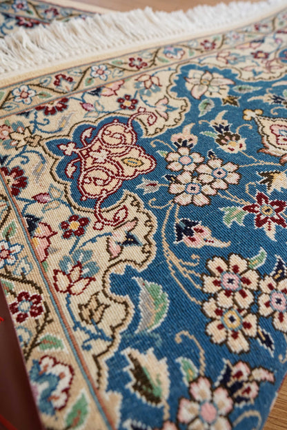  ペルシャ 絨毯 ナイン　90×63cm