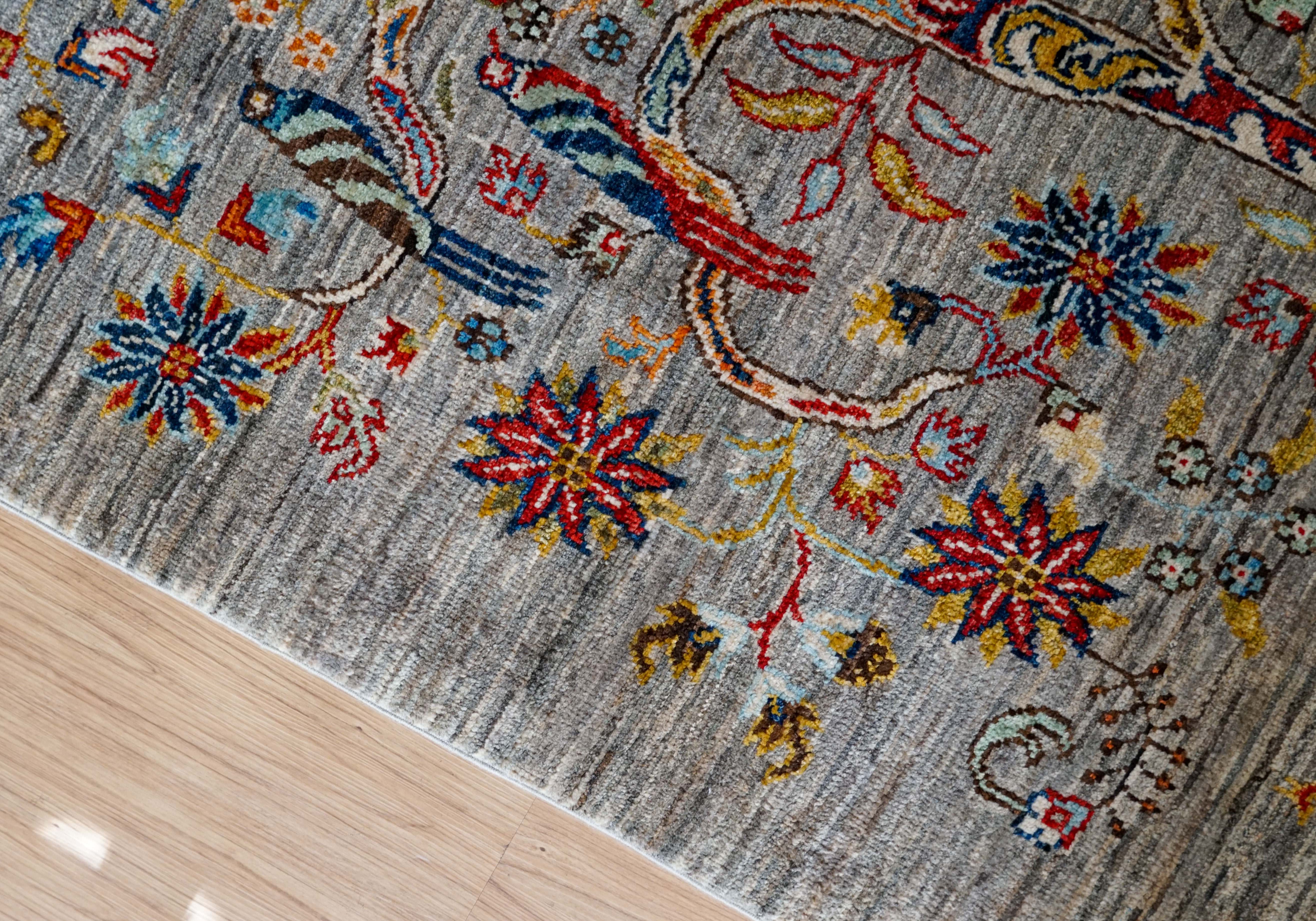 アフガニスタンガズニウール手織りギャッベ 150×98cm – Decorworks