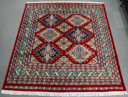 パキスタン絨毯　219×205cm Decorworks