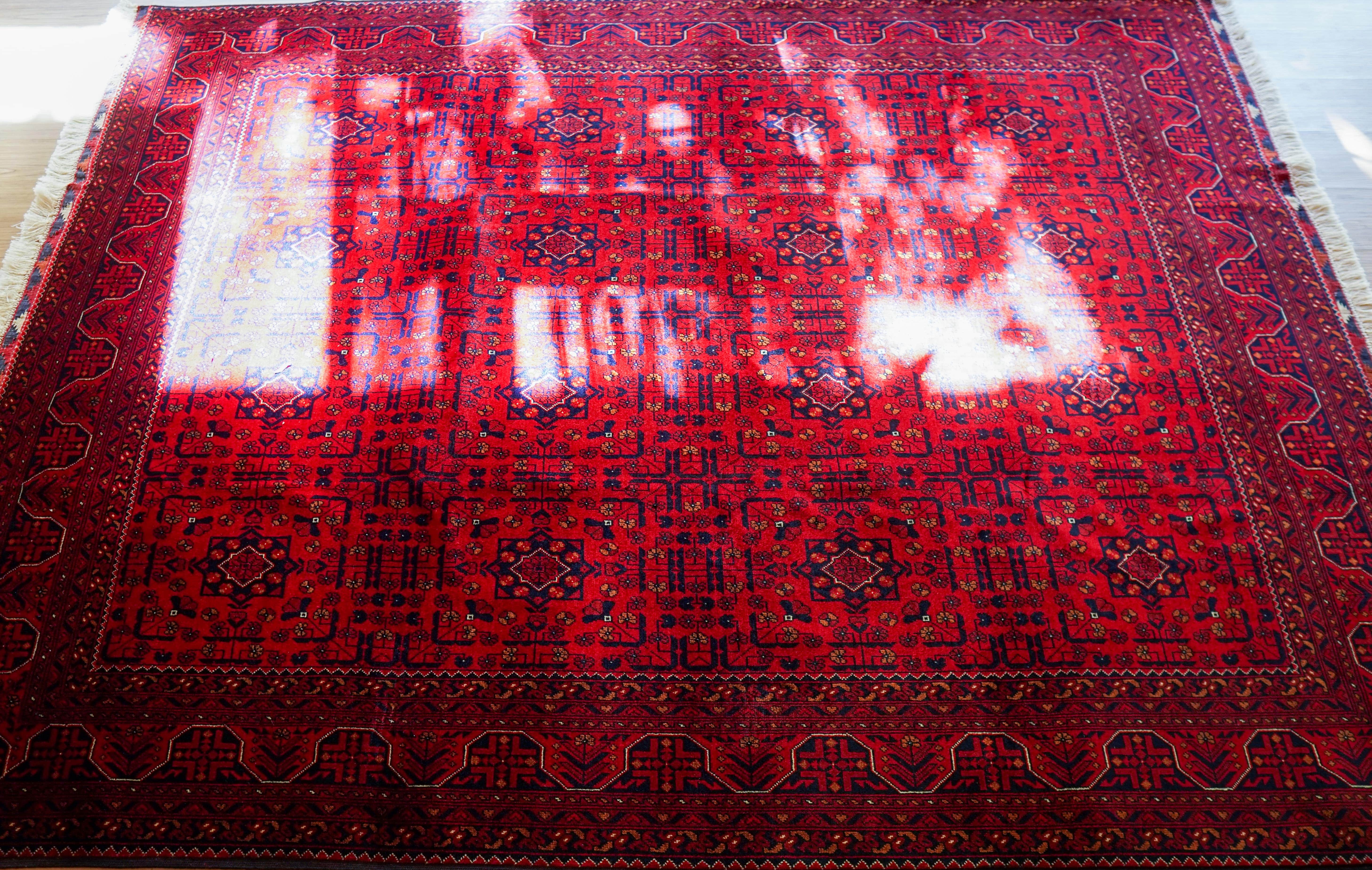 142×101cm アフガニスタン絨毯 カールモハメディ ビルジク ペルシャ絨毯 アフガニスタン絨毯 カールモハメディ ビルジククオリティ 240×180cm