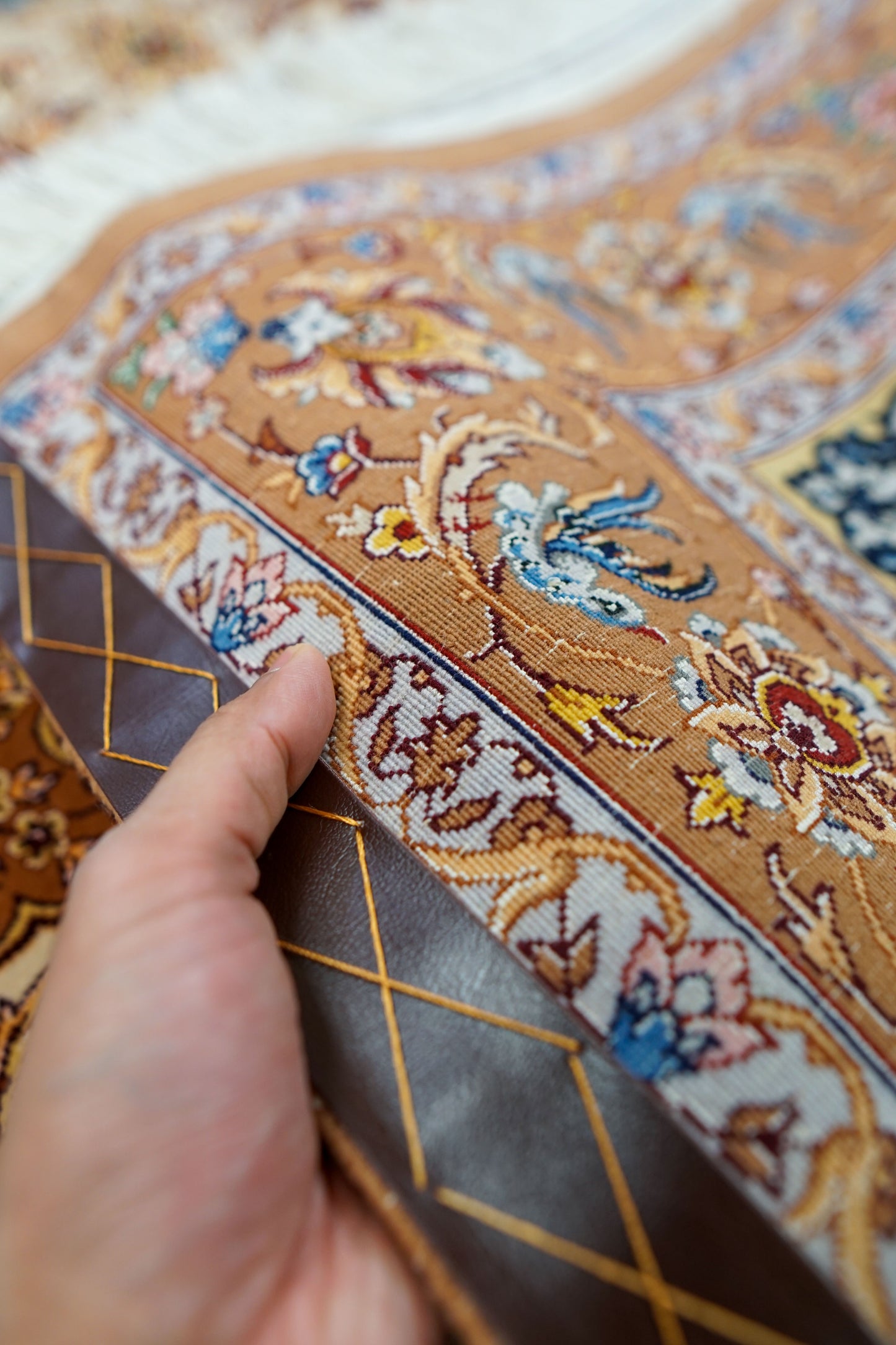 ペルシャ絨毯イスファハン サハラク房 163×110cm