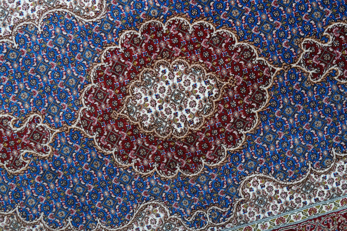  120×82cm 手織り ペルシャ絨毯 タブリーズ産　50RAJ