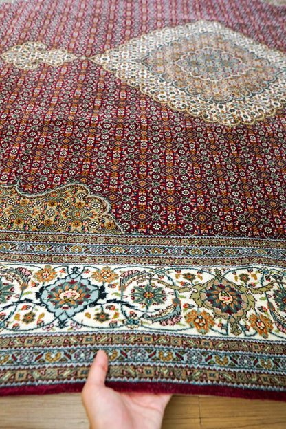 Collection ペルシャ手織り絨毯 タブリーズ産 305×205cm マヒ柄