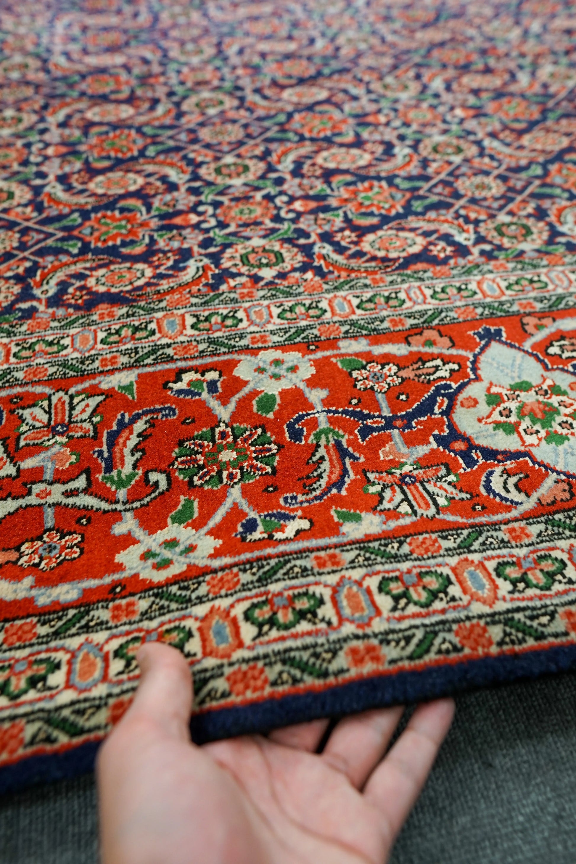 295×202cm ペルシャ手織り絨毯タブリーズ産 Decorworks