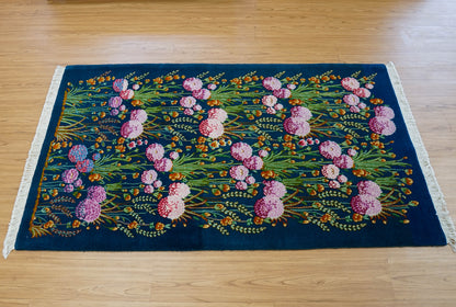  ペルシャ手織り絨毯 タブリーズ 175×103cm