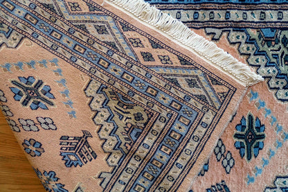  パキスタン手織り絨毯 116×78cm　　トライバルラグ