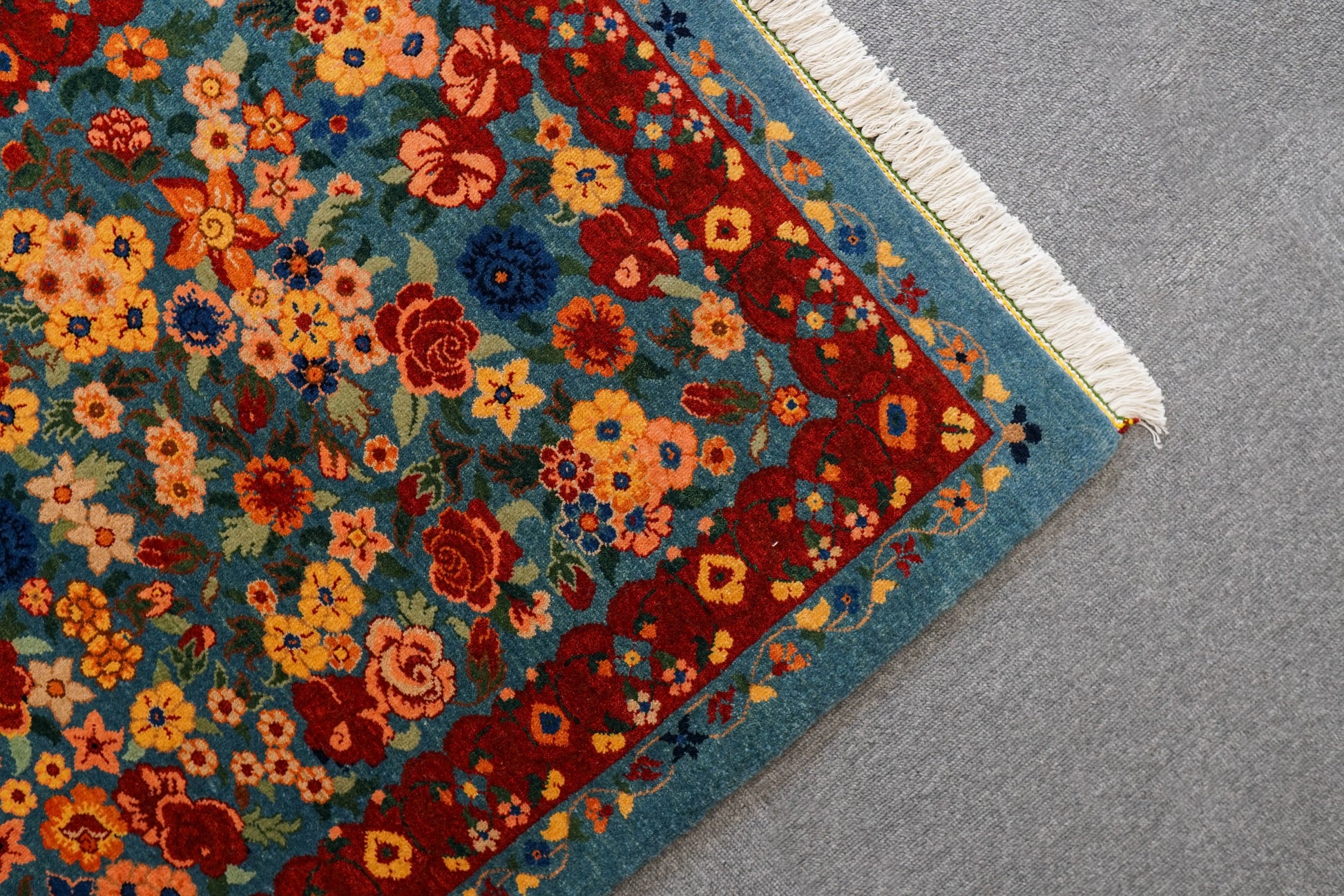 106×76cm　 ペルシャ バラミン産 手織り絨毯 Decorworks