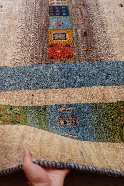 Collection ペルシャ手織りギャッベ 200×159cm -19508