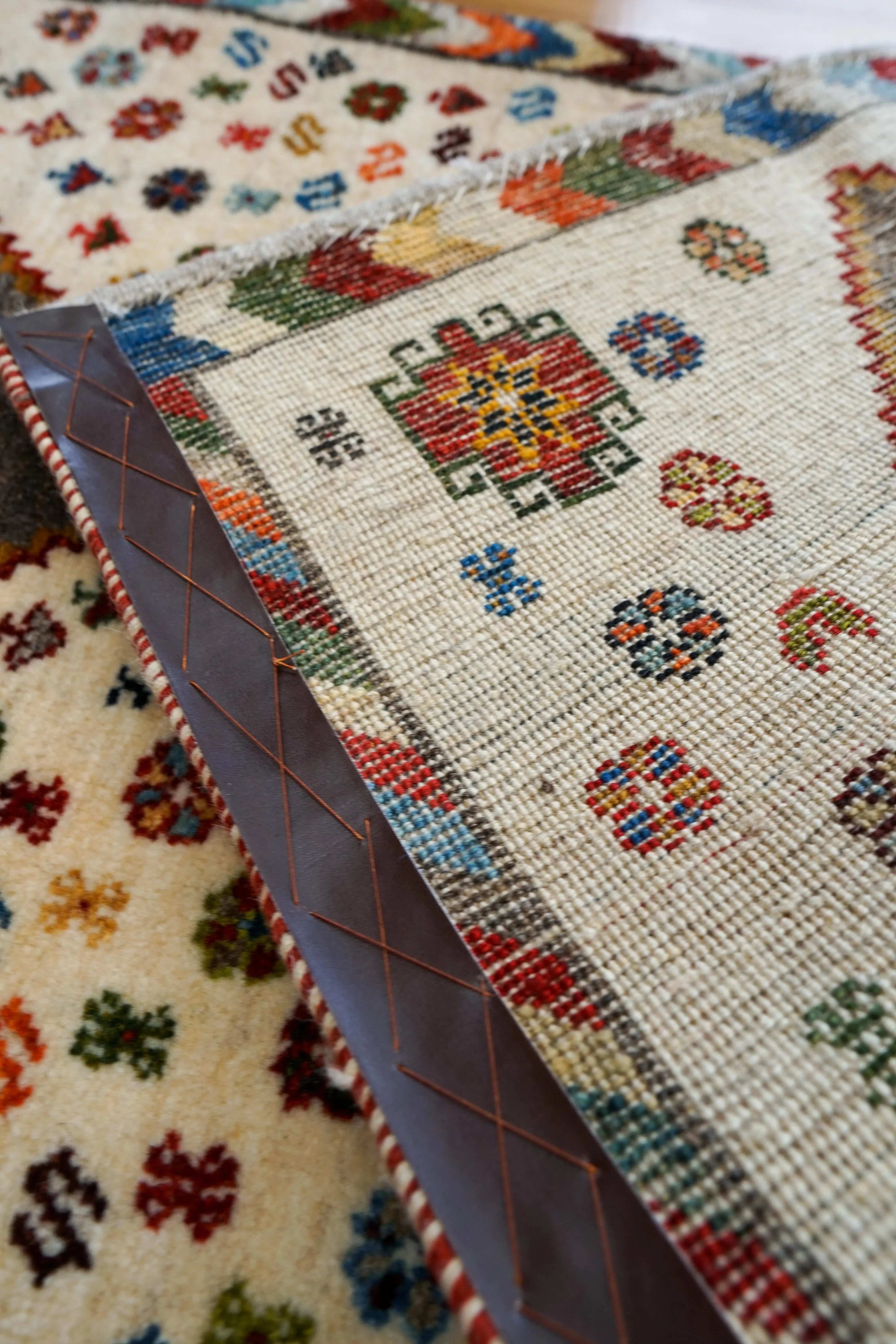 136x74cm Handwoven Persian Kashkuri Gabbeh Rug - Decorworks