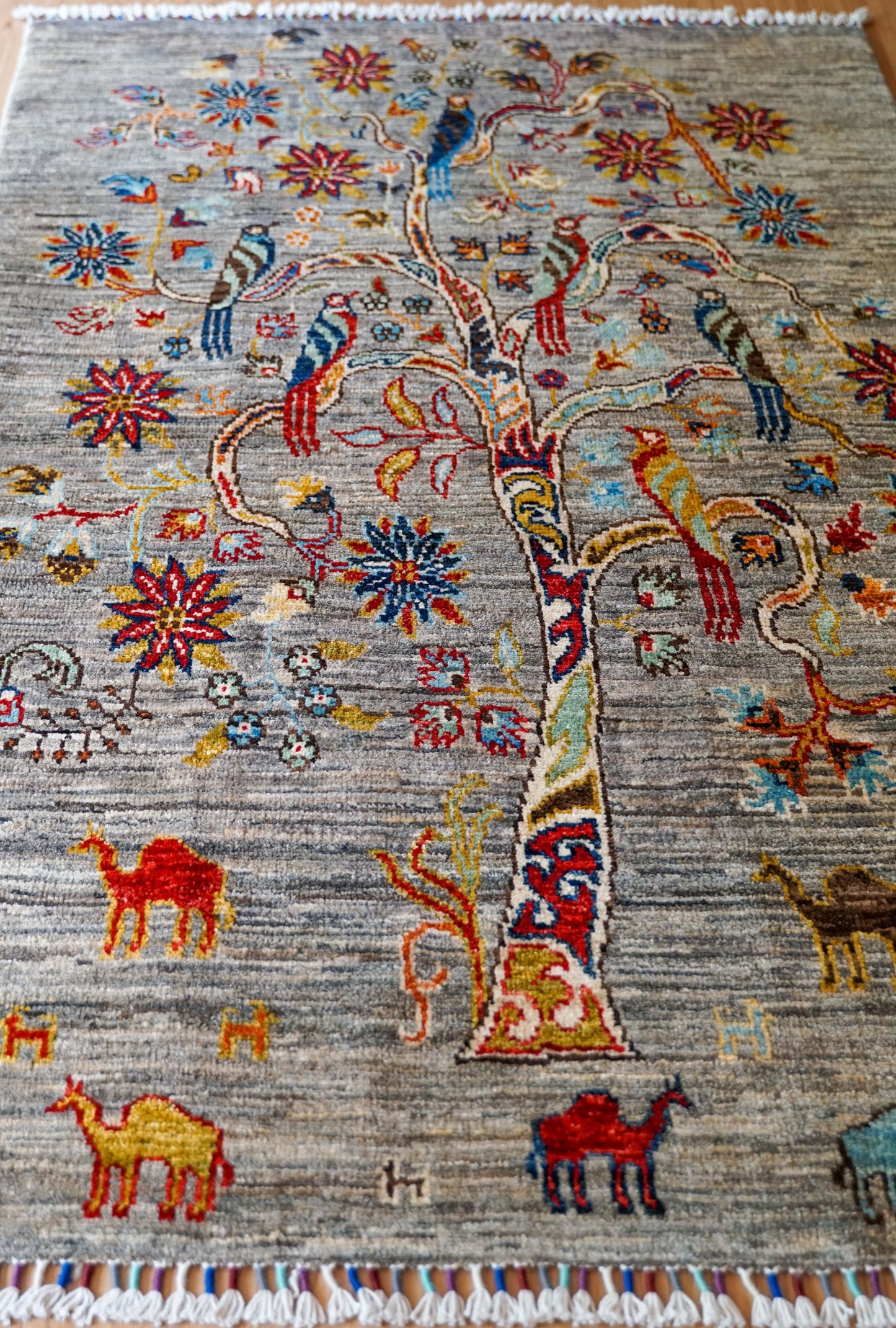 Collection 150×98cm  アフガニスタンガズニウール手織りギャッベ