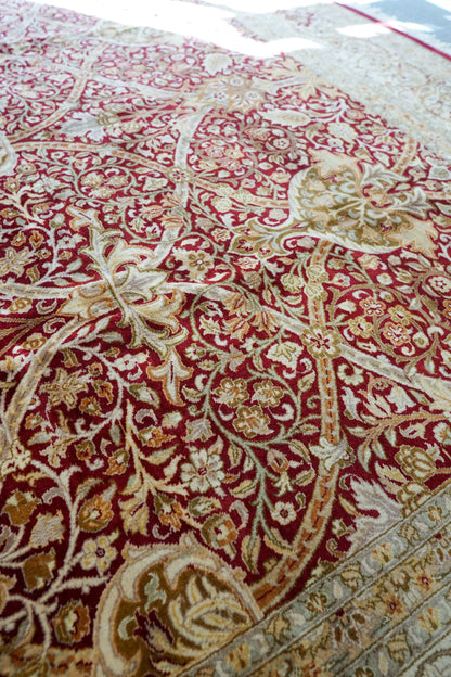 257×252cm  パキスタン ダブルノッ 手織り絨毯 Decorworks