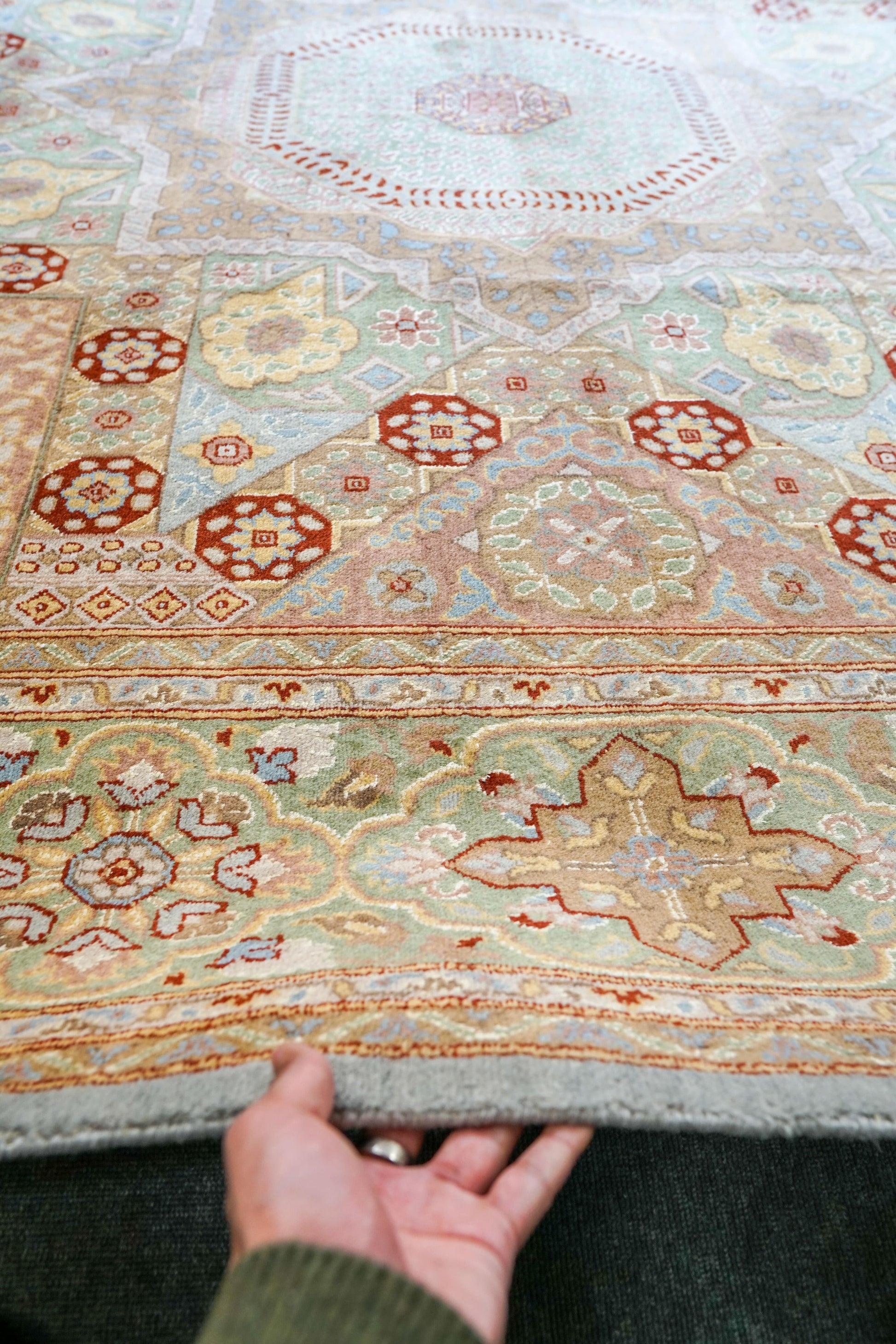 Collection 314×240cm パキスタン手織り絨毯｜マムルーク様式 ダブルノットの上質な