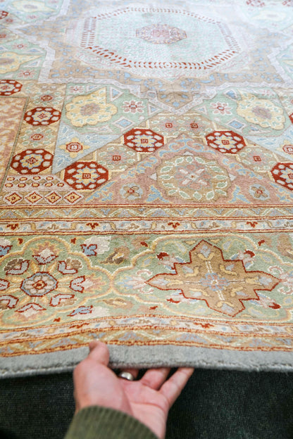 Collection 314×240cm パキスタン手織り絨毯｜マムルーク様式 ダブルノットの上質な