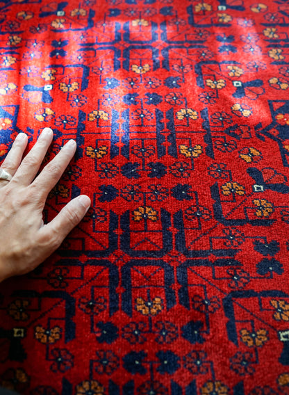  アフガニスタン絨毯 カールモハメディ ビルジククオリティ 240×180cm